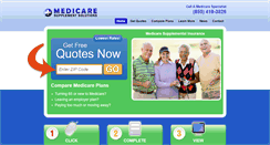Desktop Screenshot of medicaresupplementsolutions.com